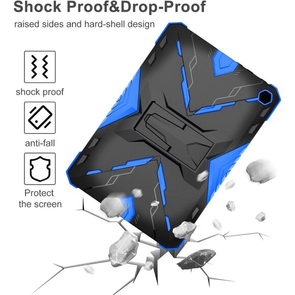 Case for Amazon Fire 8 / 8 Plus tablet 2022 Release 12th Gen Kickstand Armor - Picture 3 of 6